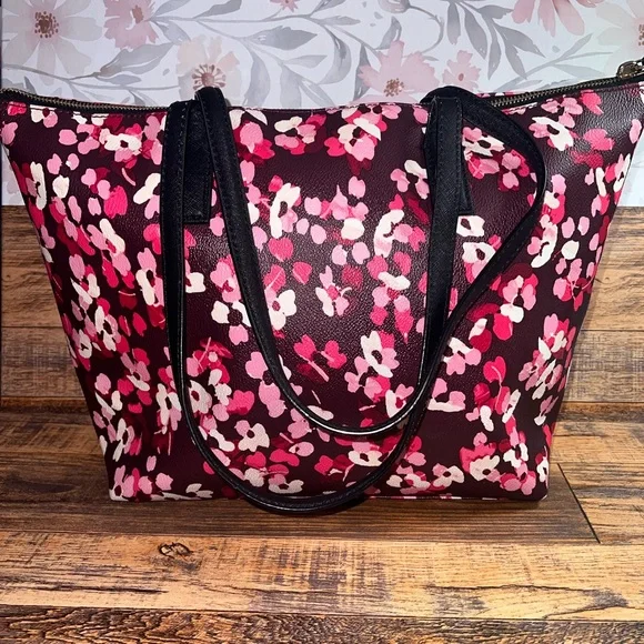 Storybook Lined Kate Spade Floral Tote Bag - Picture 3 of 12
